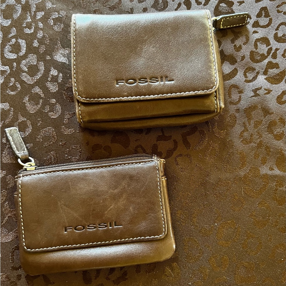 Fossil Change Purse 2 Pc Set